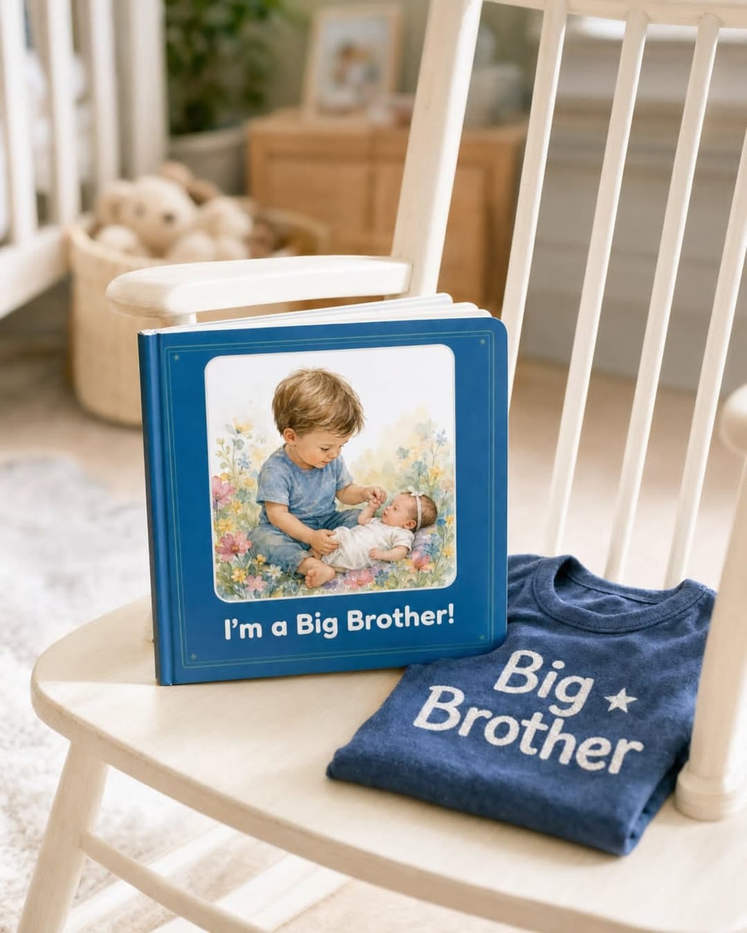 I'm a Big Brother personalized board book