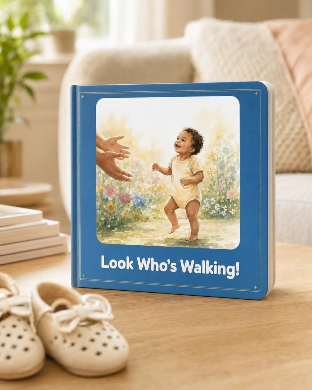 Look Who's Walking personalized board book